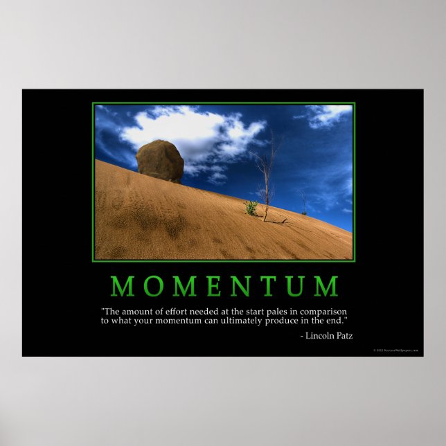 Poster Momentum (Devant)