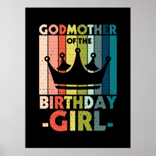 Poster Mommy Art Godmother Of The Birthday Girl