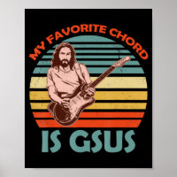 Mon accord préféré est Gsus Jésus Guitariste Guita