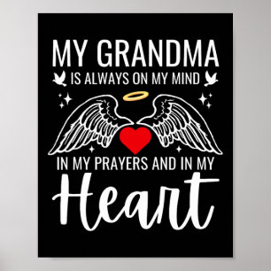 Poster Mon ange gardien de grand-mère Ciel Mémorial Amour