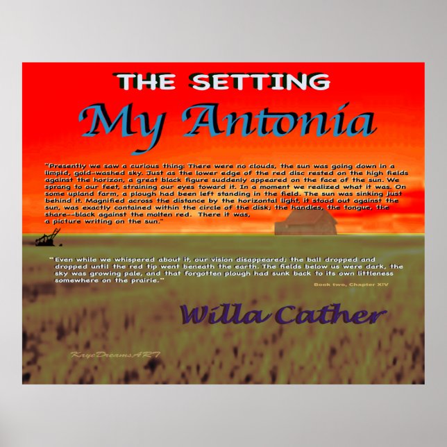 Poster Mon Antonia (Devant)