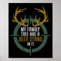 Mon Arbre Familial A Un Deer Stand Dans Il Chasse