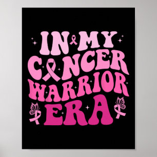 Poster Mon cancer guerrier de l'ère du sein de sensibilis