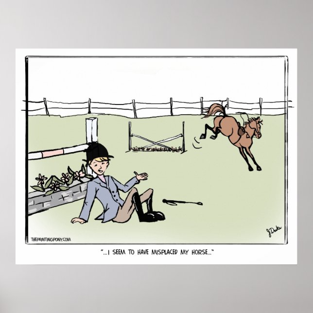 Poster Mon cheval déplacé (Devant)