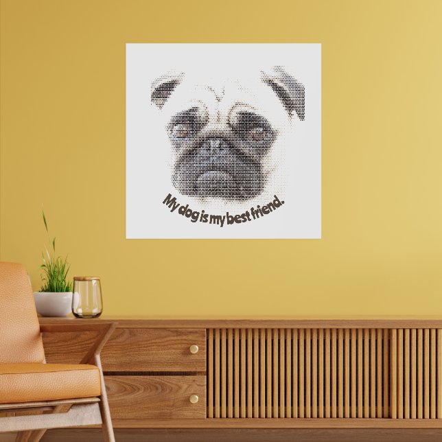 Poster Mon chien est mon meilleur ami. (Salon 2)