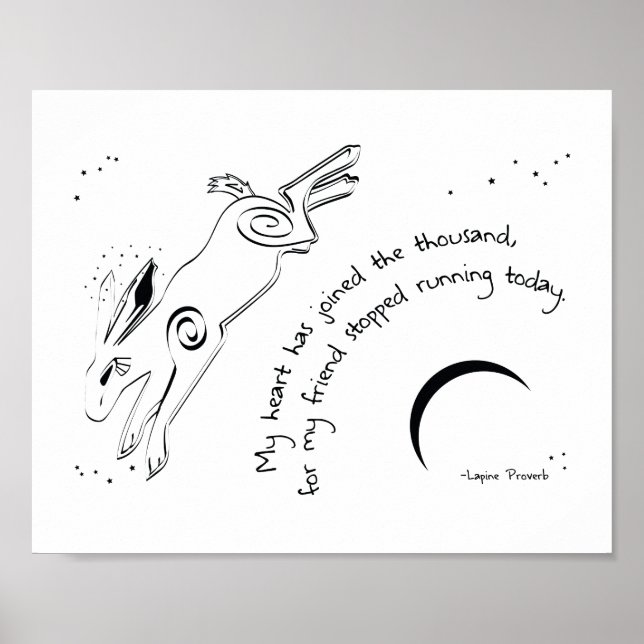 POSTER MON COEUR A REJOINT LE MILLE (Devant)