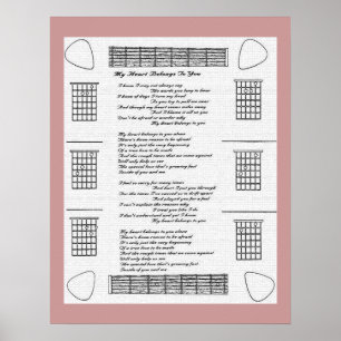 Poster Mon Coeur Vous Appartient