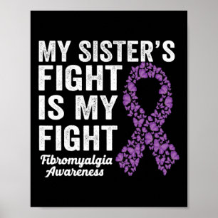 Poster Mon combat de soeur est ma lutte contre la fibromy