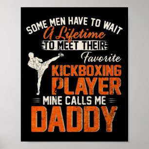 Poster Mon combattant de kickboxing MMA préféré m'appelle