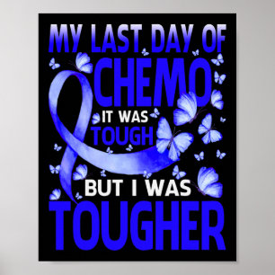 Poster Mon Dernier Jour De Journée Chemo Alopecia Beurre 