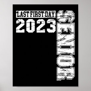 Poster Mon Dernier premier jour de classe senior de 2023