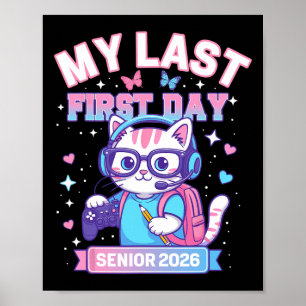 Poster Mon dernier premier jour Senior 2026 Mignon Chat J