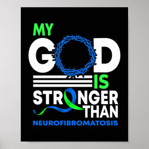 Poster Mon Dieu Est Plus Fort Que La Neurofibromatose