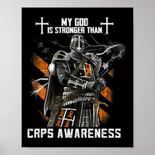 Poster Mon Dieu Est Plus Fort Que La Sensibilisation Aux