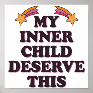 Poster Mon Enfant Intérieur Mérite Ce Discours Inspirant