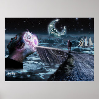 Poster Mon Esprit Brille - (Affiches)