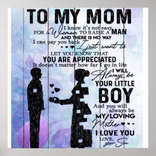Poster Mon Fils À Mon Cadeau Maman   Belle cadeau de vaca