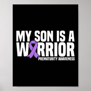 Poster Mon Fils Est Un Guerrier Nicu Prématurité Sensibil