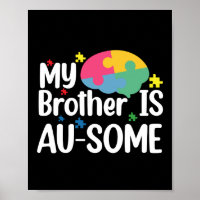 Mon frère est au-some Autisme Sensibilisation Frat