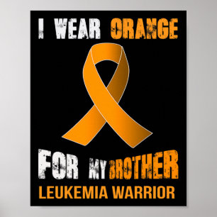 POSTER MON FRÈRE - MON GUERRIER DE LEUKEMIE