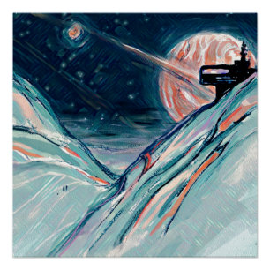 Poster Mon futur chez soi dans l'espace