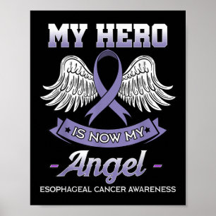 Poster Mon Héros Est Maintenant Mon Ange Cancer Esophagie