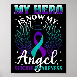 Poster Mon héros est maintenant mon ange Suicide Turquois