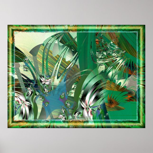 Poster mon jardin (Devant)