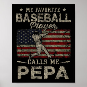 Poster Mon Joueur Bysebyll Favori M'Appelle Pepa Père&#
