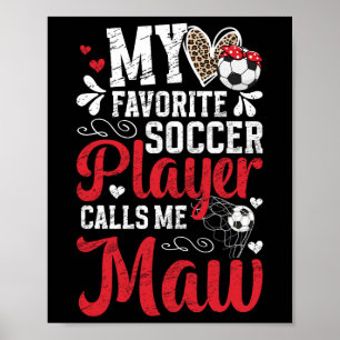 Poster Mon Joueur De Football Favori Maw Football Maw Gra