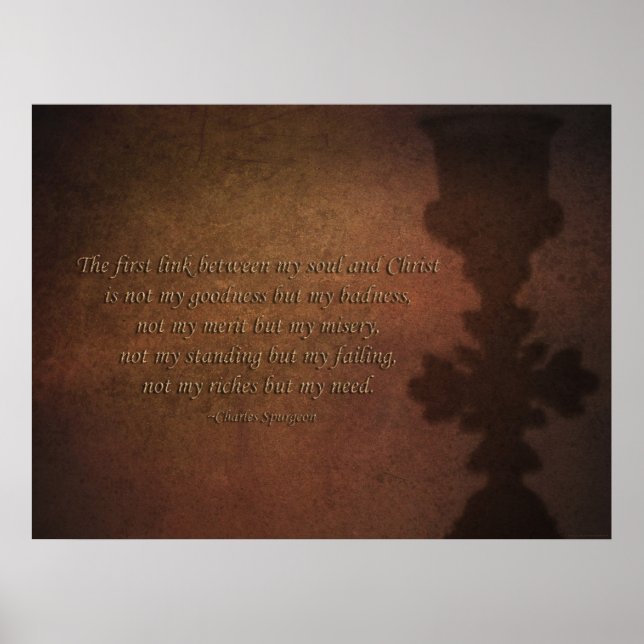 Poster Mon lien vers le Christ (Devant)