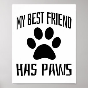 Poster Mon meilleur ami a des pattes - Amoureux de les ch