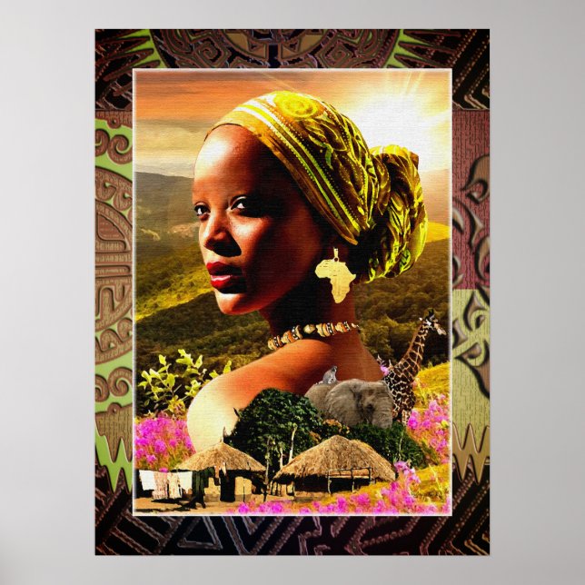 Poster Mon Nom Est Afrique (Devant)