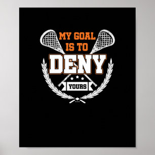 Poster Mon objectif Lacrosse