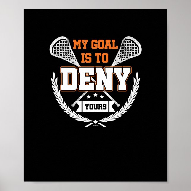 Poster Mon objectif Lacrosse (Devant)
