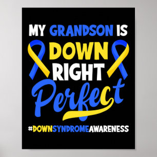 Poster Mon Petit-Fils Est À Droite Parfait Syndrome À Bas