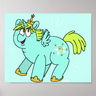 Poster Mon Petit Pony Alicorn Whoa Nelly