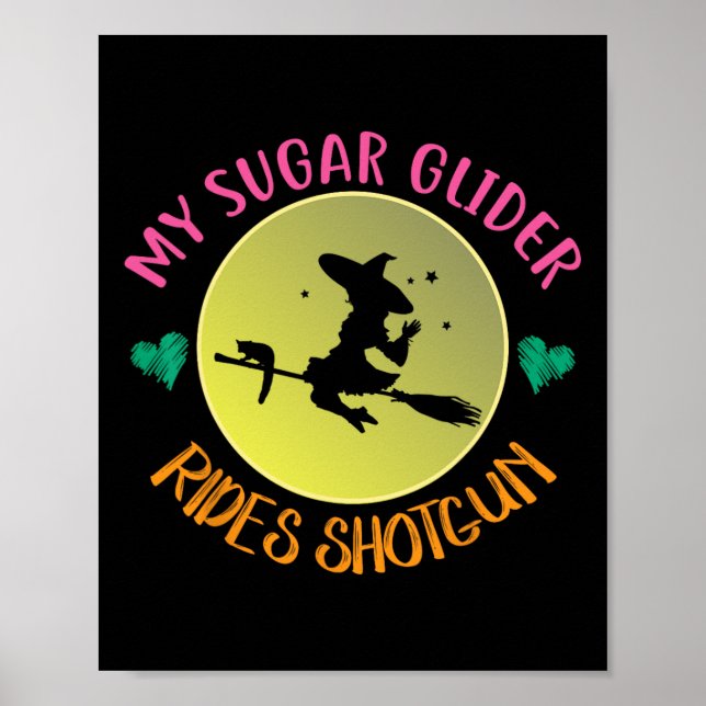 Poster Mon Planeur De Sucre Marche Chausson Halloween Cos (Devant)