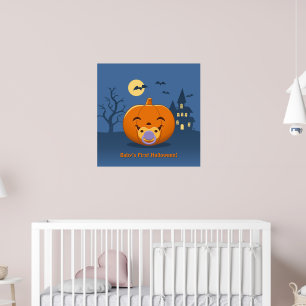 Poster Mon premier Citrouille de pacificateur Halloween