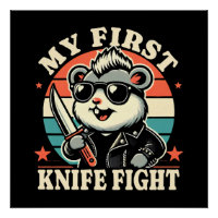 Mon premier combat de couteau - Hamster cool