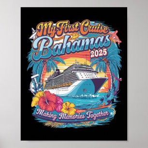 Poster Mon premier croisière Hamas 2025 T-shirt de vacanc