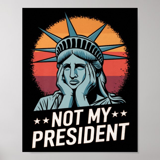 Poster Mon président n'empêche pas Trump de résister à l' (Devant)