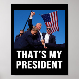 Poster Mon président Trump 2024