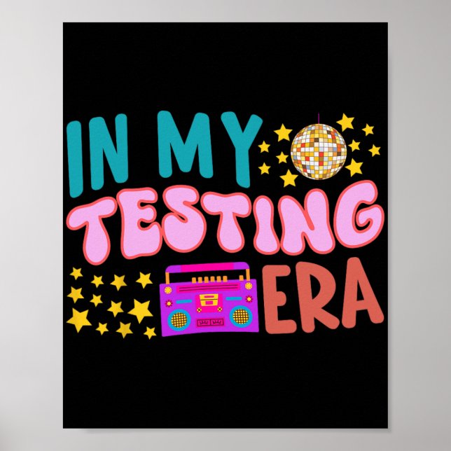 Poster Mon test Era School Enseignant Test Super (Devant)
