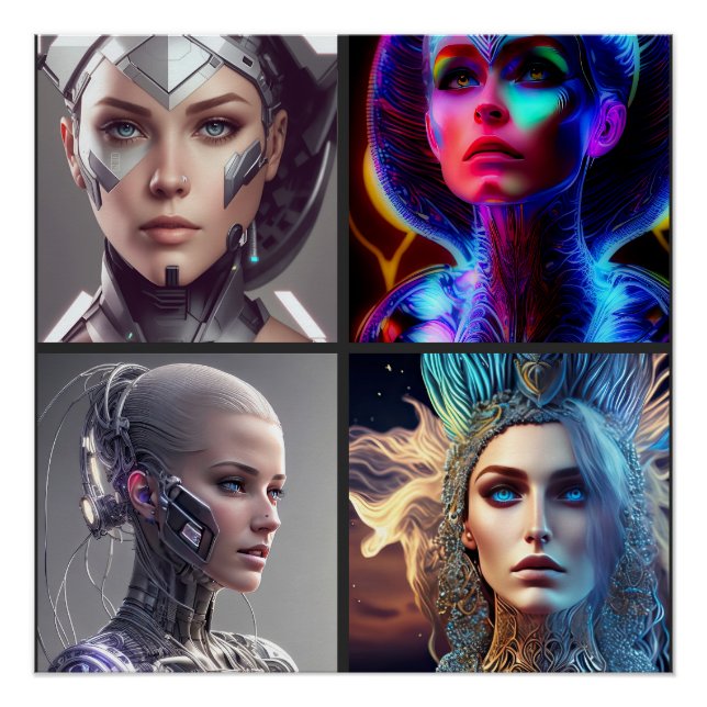 POSTER MONA CYBORG 4 (Devant)