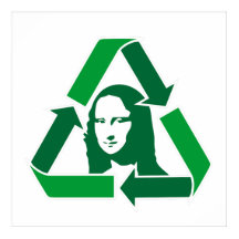 Mona Lisa Art Symbol de Recyclage Éco-Responsable