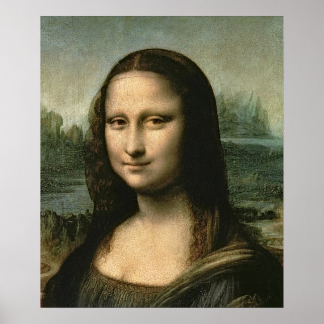 Poster Mona Lisa, c.1503-6 (Devant)