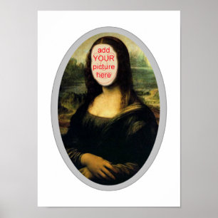 Poster Mona Lisa Carnival Cutout