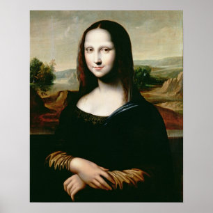 Poster Mona Lisa, copie de la peinture par Leonardo DA