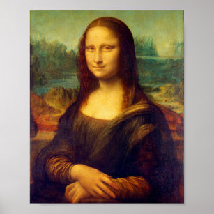 Poster Mona Lisa par Leonardo Da Vinci